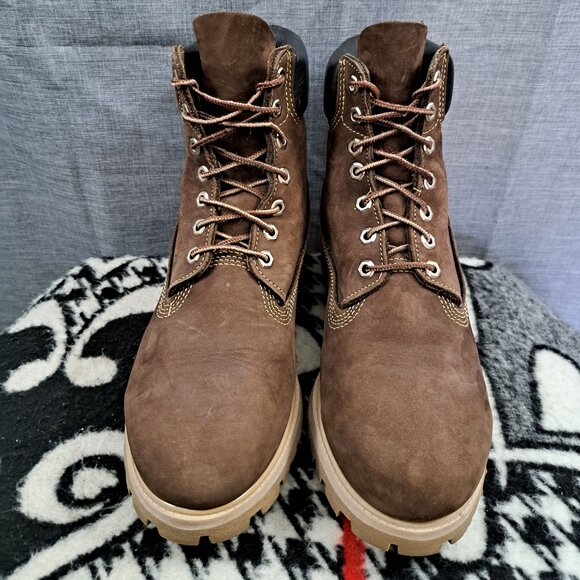 Size 10.5 Men Timberland Premium 6-Inch Waterproof Boots Brown main image 11